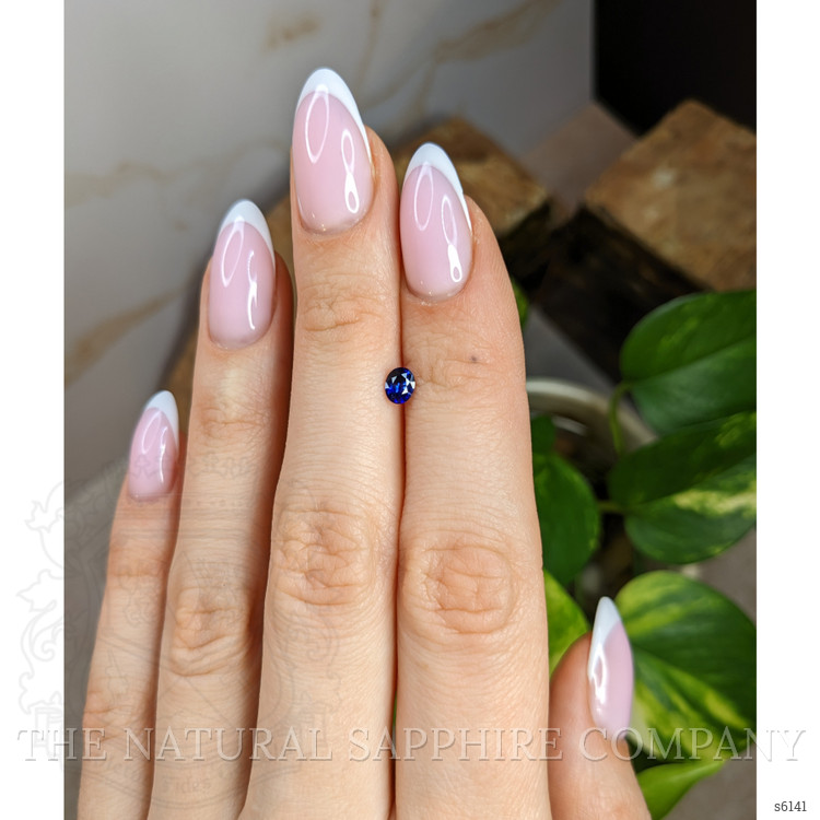 0.41 Ct. Blue Sapphire from Ceylon (Sri Lanka)