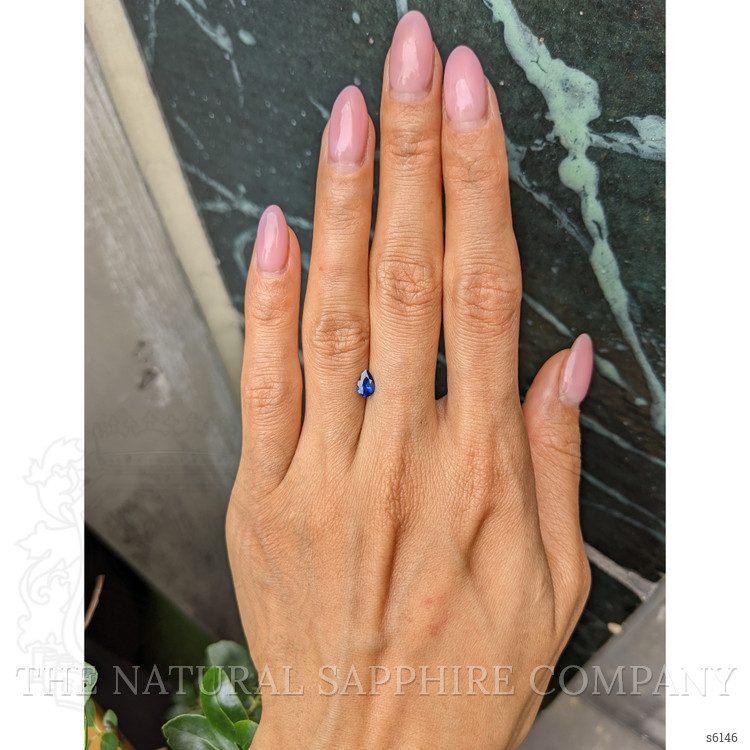 0.46 Ct. Blue Sapphire from Ceylon (Sri Lanka)