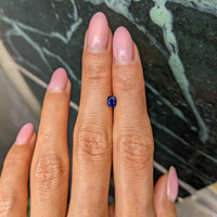 0.47 Ct. Blue Sapphire from Ceylon (Sri Lanka) Life Style
