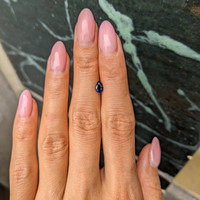 0.48 Ct. Blue Sapphire from Ceylon (Sri Lanka) Life Style