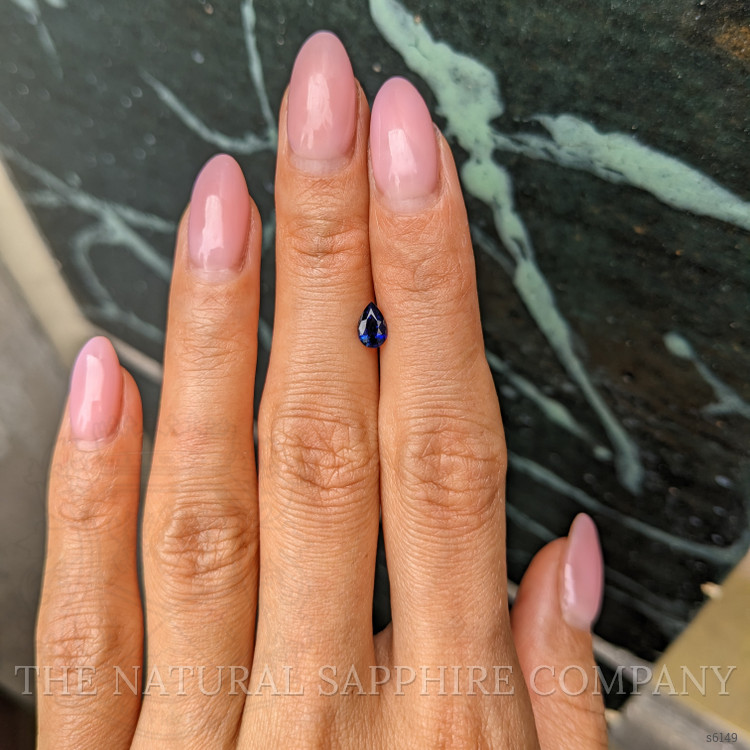 0.48 Ct. Blue Sapphire from Ceylon (Sri Lanka)