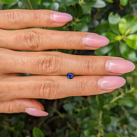 0.48 Ct. Blue Sapphire from Ceylon (Sri Lanka) Life Style