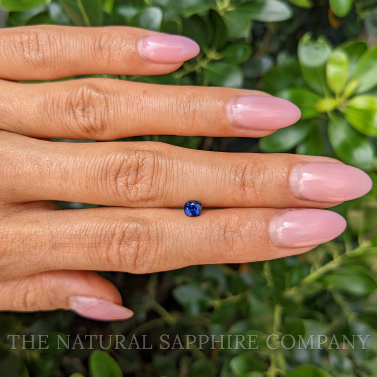 0.48 Ct. Blue Sapphire from Ceylon (Sri Lanka)