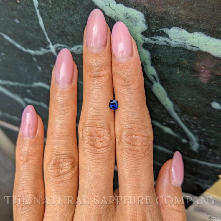 0.48 Ct. Blue Sapphire from Ceylon (Sri Lanka)