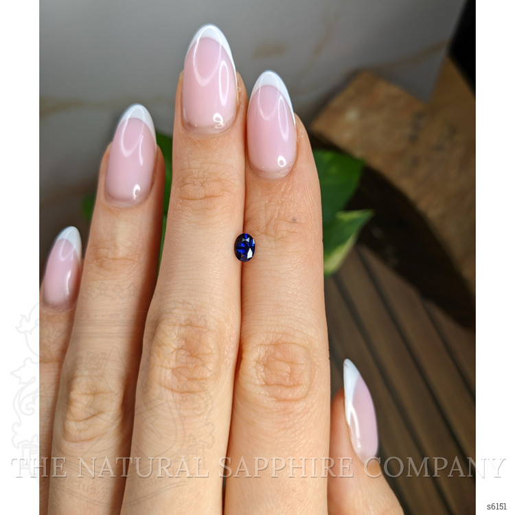 0.49 Ct. Blue Sapphire from Ceylon (Sri Lanka)