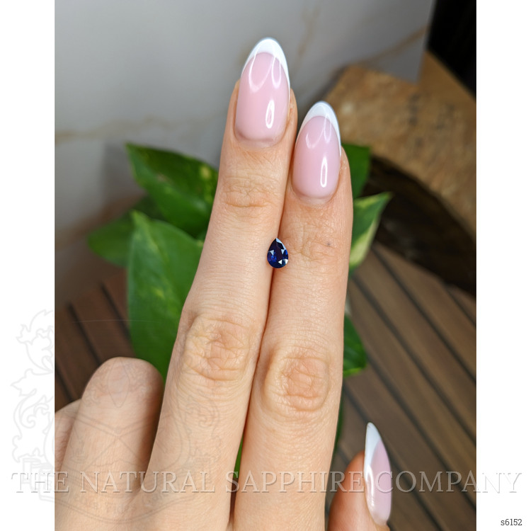 0.49 Ct. Blue Sapphire from Ceylon (Sri Lanka)
