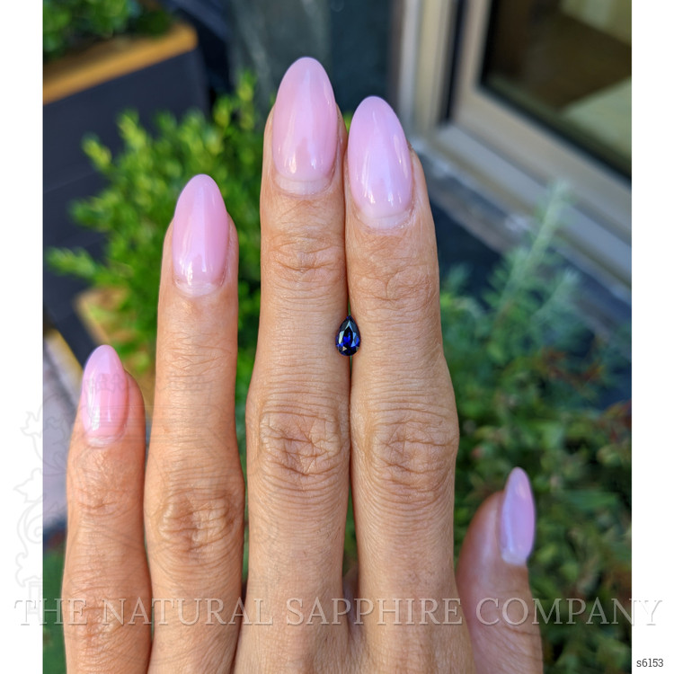 0.50 Ct. Blue Sapphire from Ceylon (Sri Lanka)