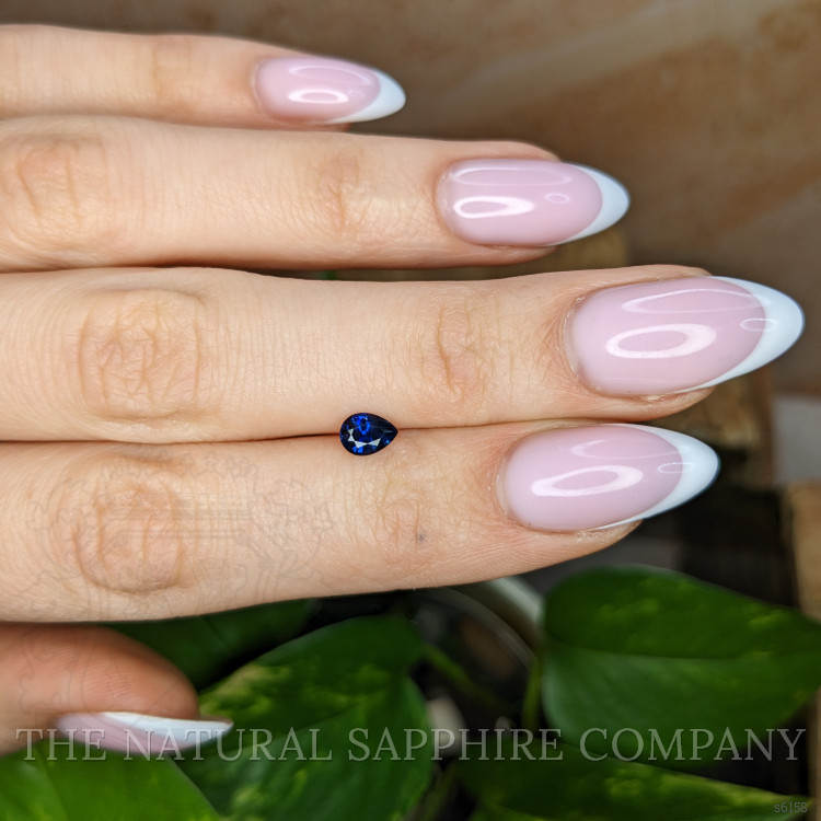 0.53 Ct. Blue Sapphire from Ceylon (Sri Lanka)