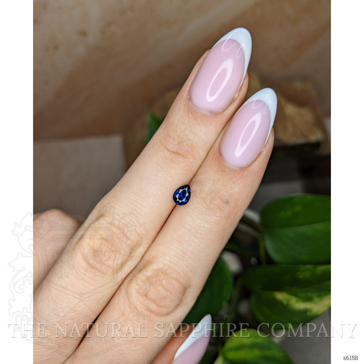 0.53 Ct. Blue Sapphire from Ceylon (Sri Lanka)