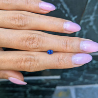 0.53 Ct. Color Change Sapphire from Ceylon (Sri Lanka) Life Style