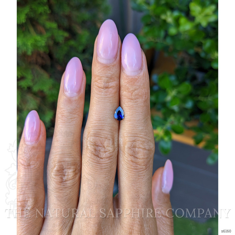 0.53 Ct. Blue Sapphire from Ceylon (Sri Lanka)