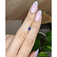 0.54 Ct. Blue Sapphire from Ceylon (Sri Lanka) Life Style