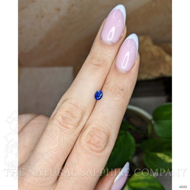 0.54 Ct. Blue Sapphire from Ceylon (Sri Lanka)