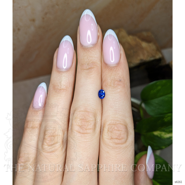0.54 Ct. Blue Sapphire from Ceylon (Sri Lanka)