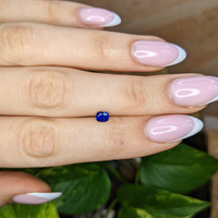 0.54 Ct. Blue Sapphire from Ceylon (Sri Lanka) Life Style