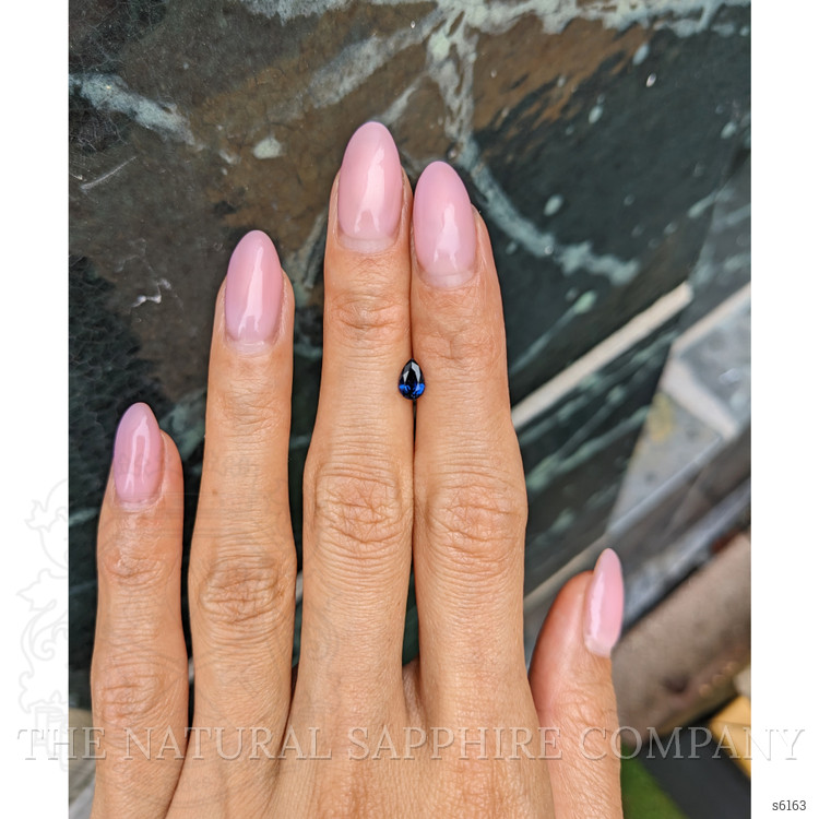 0.54 Ct. Blue Sapphire from Ceylon (Sri Lanka)
