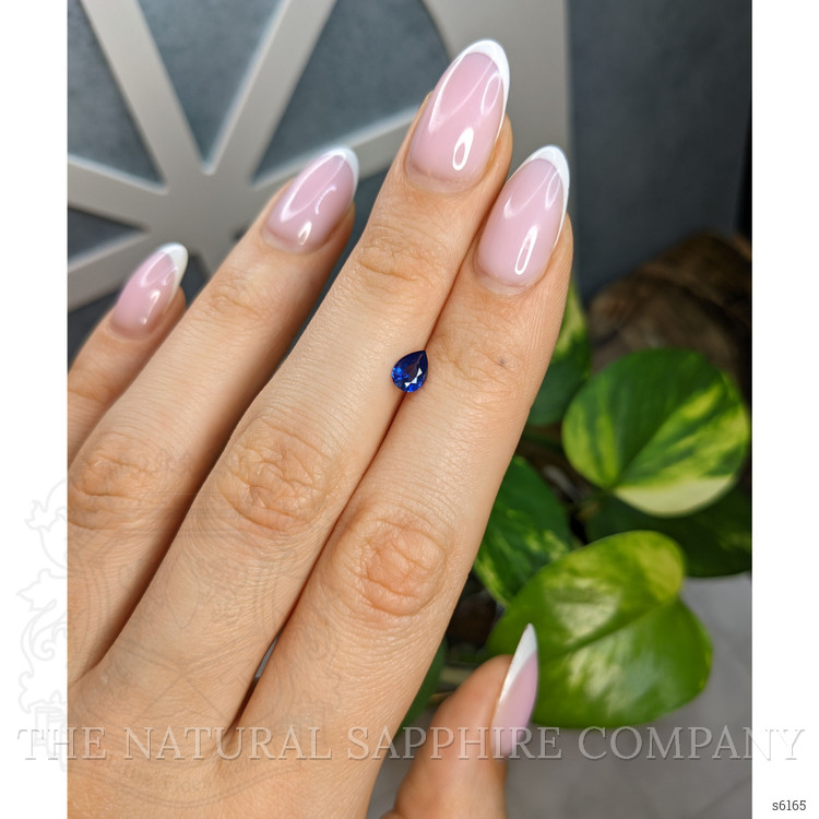 0.55 Ct. Blue Sapphire from Ceylon (Sri Lanka)