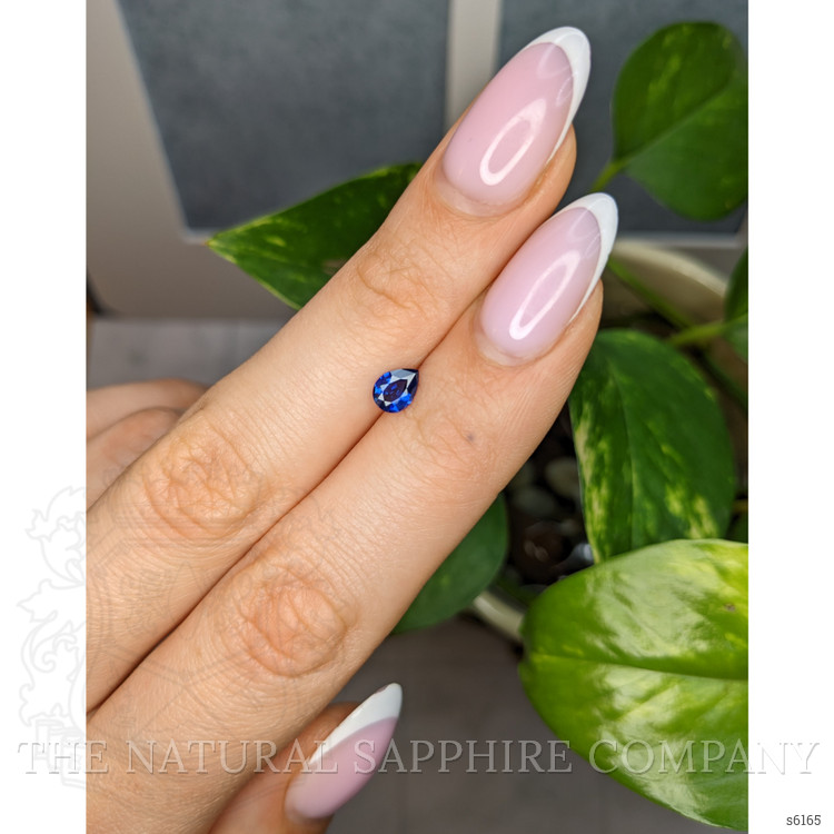0.55 Ct. Blue Sapphire from Ceylon (Sri Lanka)