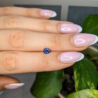 0.55 Ct. Blue Sapphire from Ceylon (Sri Lanka) Life Style