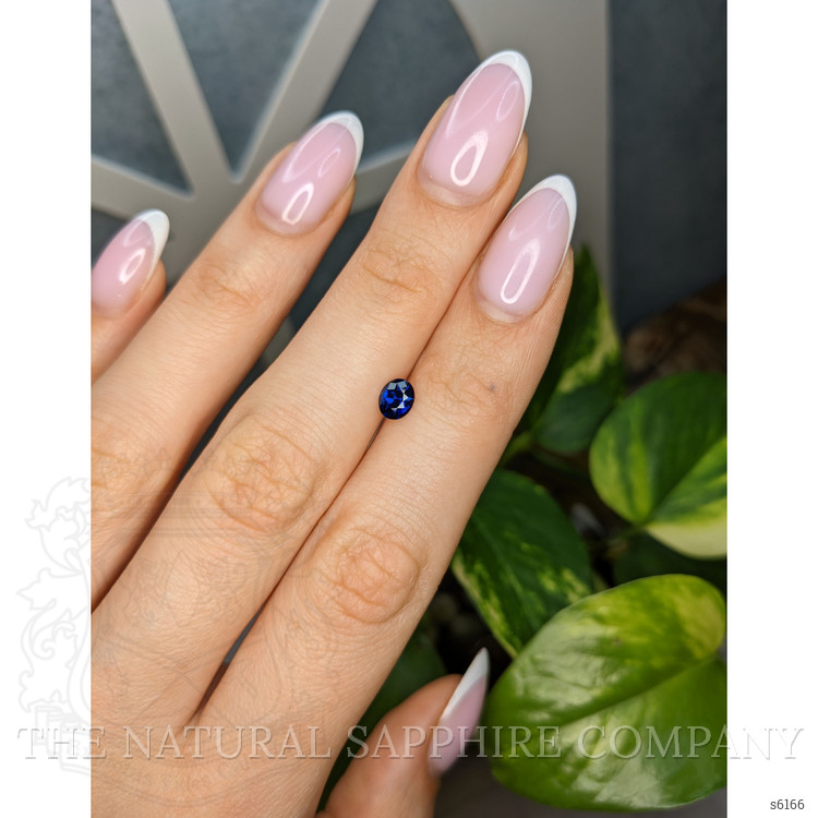 0.55 Ct. Blue Sapphire from Ceylon (Sri Lanka)