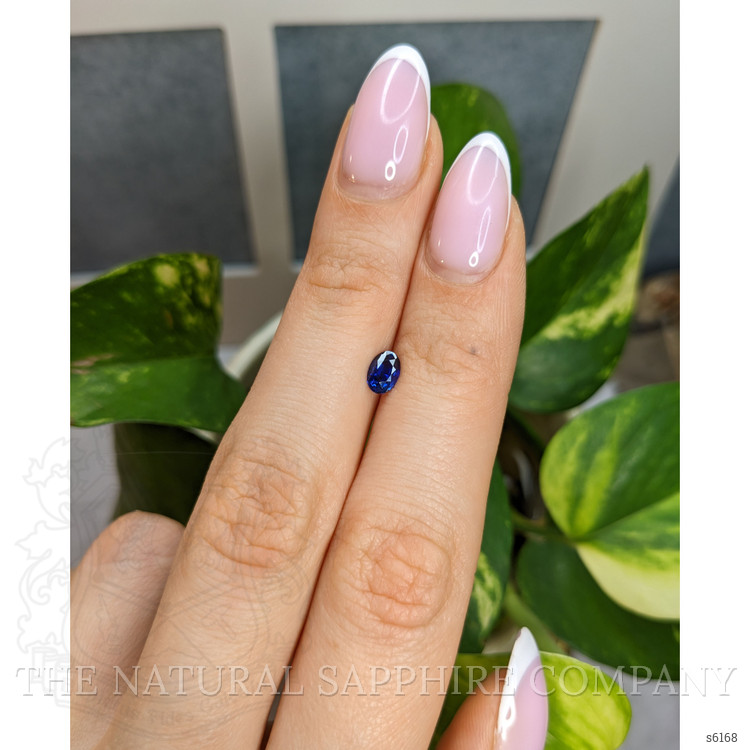0.55 Ct. Blue Sapphire from Ceylon (Sri Lanka)