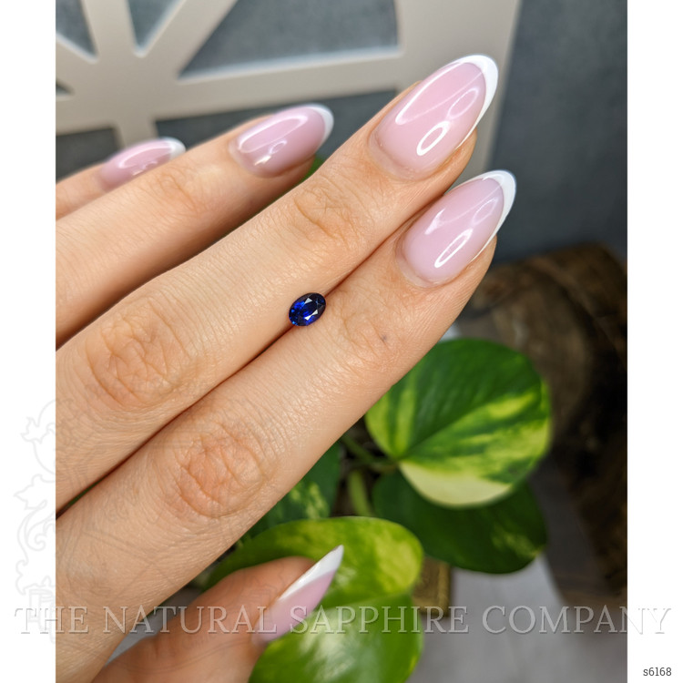 0.55 Ct. Blue Sapphire from Ceylon (Sri Lanka)
