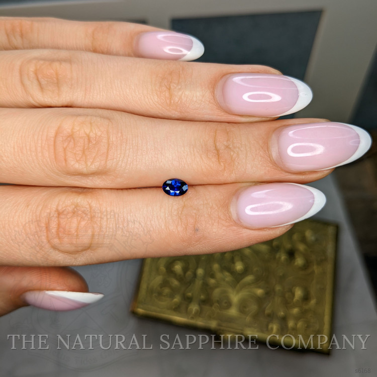 0.55 Ct. Blue Sapphire from Ceylon (Sri Lanka)