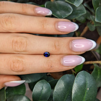 0.58 Ct. Blue Sapphire from Ceylon (Sri Lanka) Life Style