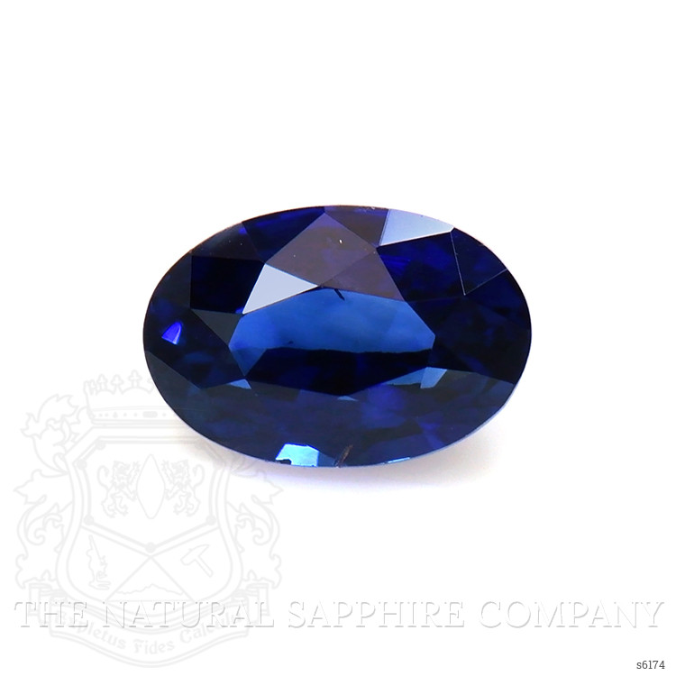 0.59 Ct. Blue Sapphire from Ceylon (Sri Lanka)