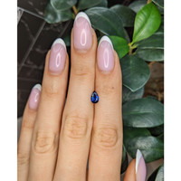 0.63 Ct. Blue Sapphire from Ceylon (Sri Lanka) Life Style