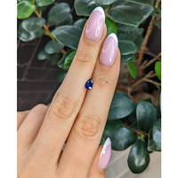 0.63 Ct. Blue Sapphire from Ceylon (Sri Lanka) Life Style