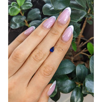 0.63 Ct. Blue Sapphire from Ceylon (Sri Lanka) Life Style