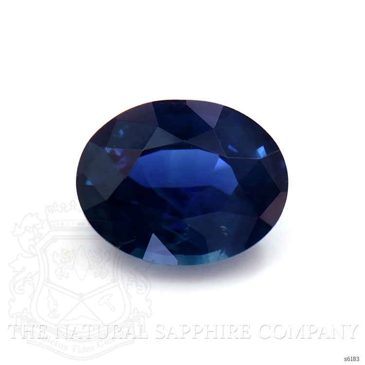 0.63 Ct. Blue Sapphire from Ceylon (Sri Lanka)