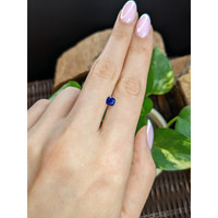 0.68 Ct. Blue Sapphire from Ceylon (Sri Lanka) Life Style
