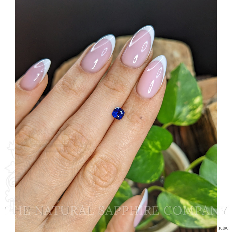 0.68 Ct. Blue Sapphire from Ceylon (Sri Lanka)
