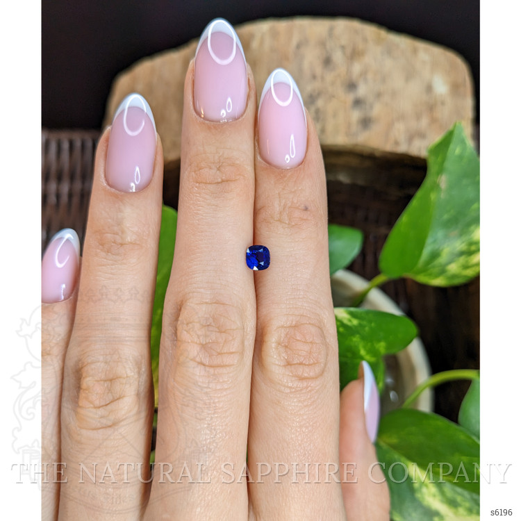 0.68 Ct. Blue Sapphire from Ceylon (Sri Lanka)
