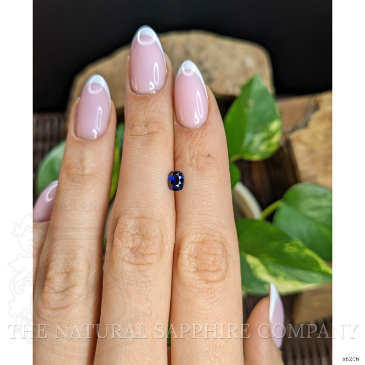 0.81 Ct. Blue Sapphire from Ceylon (Sri Lanka)