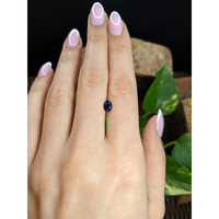 0.92 Ct. Blue Sapphire from Ceylon (Sri Lanka) Life Style