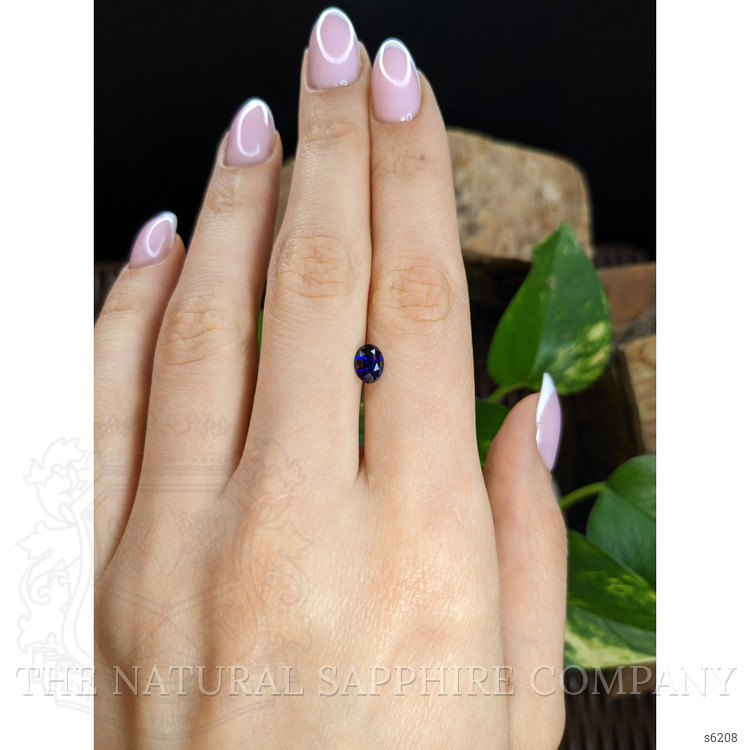 0.92 Ct. Blue Sapphire from Ceylon (Sri Lanka)