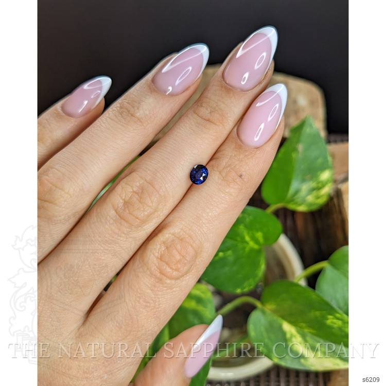 0.97 Ct. Blue Sapphire from Ceylon (Sri Lanka)