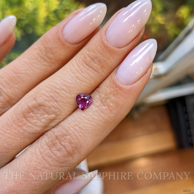 0.83 Ct. Pinkish Purple Sapphire from Madagascar