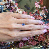 1.25 Ct. Blue Sapphire from Ceylon (Sri Lanka) Life Style
