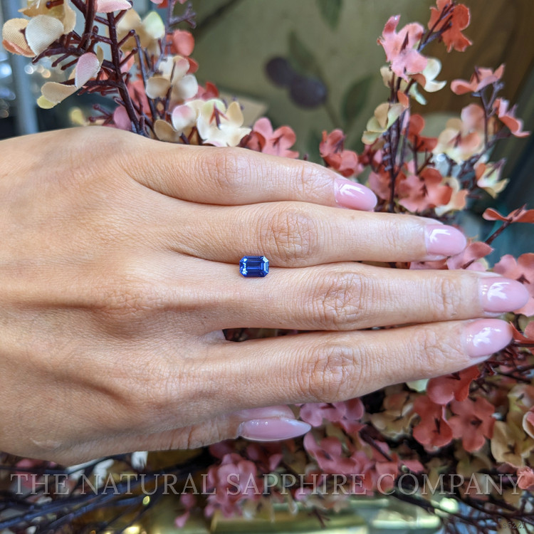1.25 Ct. Blue Sapphire from Ceylon (Sri Lanka)