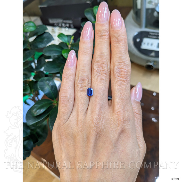 1.25 Ct. Blue Sapphire from Ceylon (Sri Lanka)