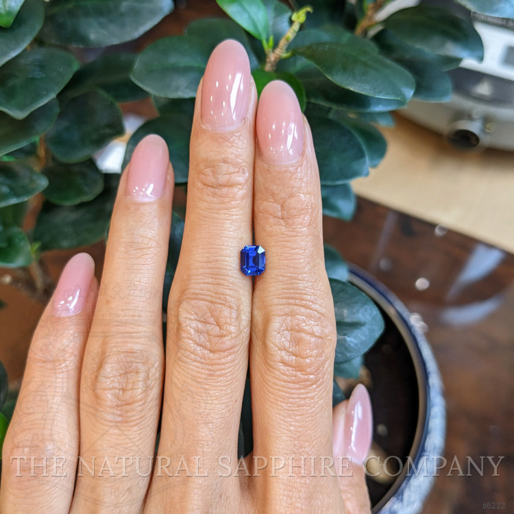 0.99 Ct. Blue Sapphire from Ceylon (Sri Lanka)