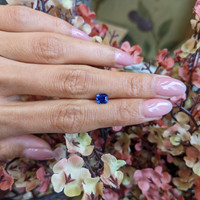 0.99 Ct. Blue Sapphire from Ceylon (Sri Lanka) Life Style