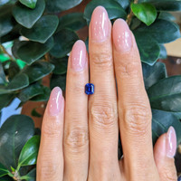 0.99 Ct. Blue Sapphire from Ceylon (Sri Lanka) Life Style