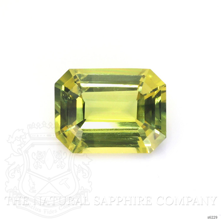 2.50 Ct. Greenish Yellow Sapphire from Ceylon (Sri Lanka)