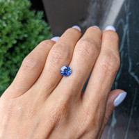 1.58 Ct. Blue Sapphire from Ceylon (Sri Lanka) Life Style