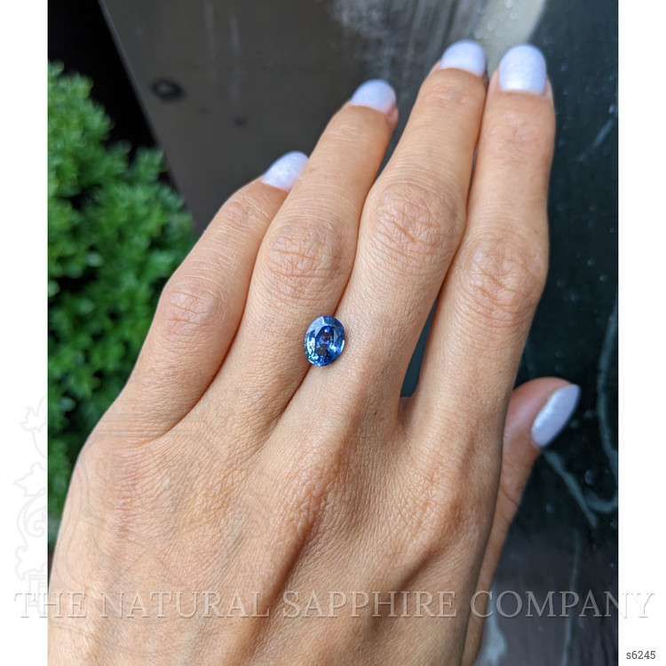 1.84 Ct. Blue Sapphire from Ceylon (Sri Lanka)